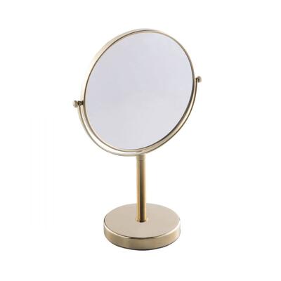 Double Face Gold Mirror with 3X Base